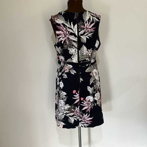 Portmans distressed size 12 black floral dress - Picture 11 of 16